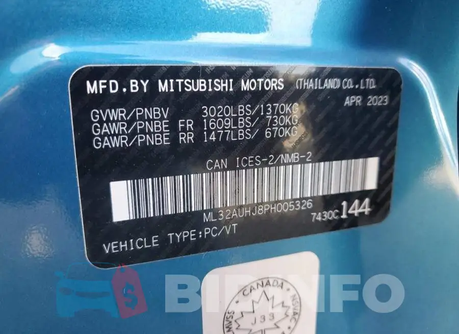 ML32AUHJ8PH005326 Photo# 12