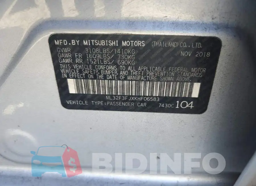 ML32F3FJXKHF06583 Photo# 12