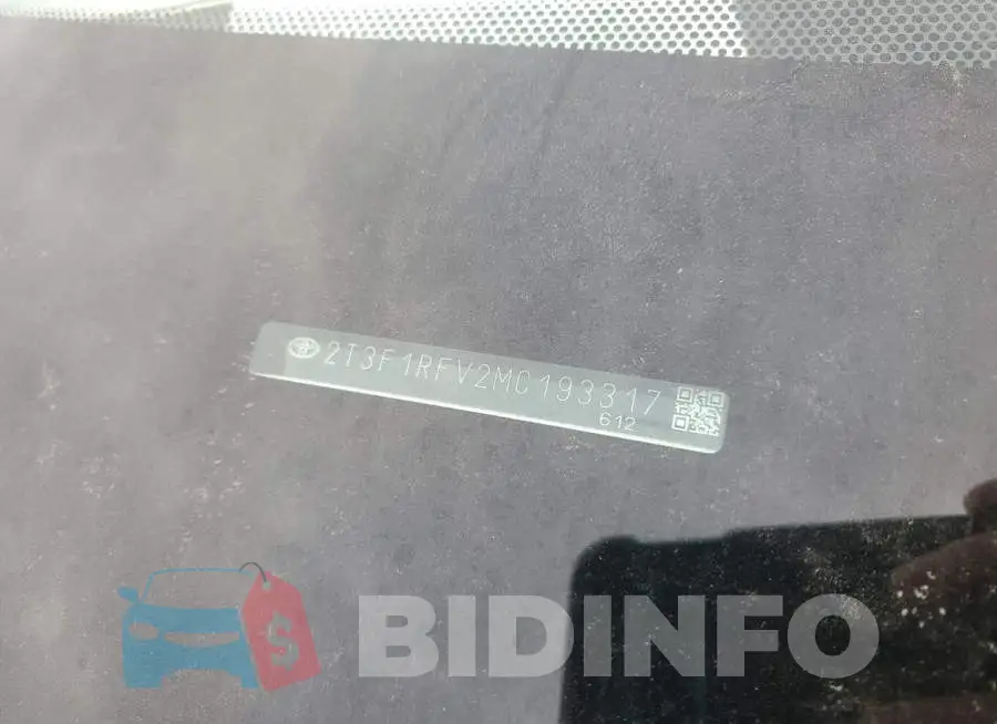 2T3F1RFV2MC193317 Photo# 13
