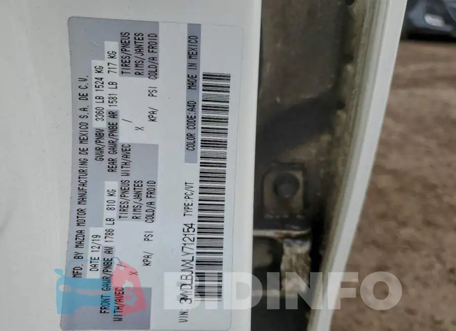 3MYDLBJVXLY712154 Photo# 12
