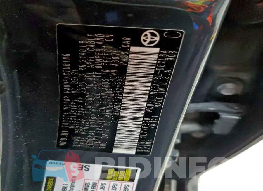 5YFB4MDE1RP170395 Photo# 12