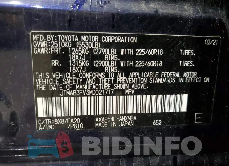 JTMAB3FV3MD021717 Photo# 14