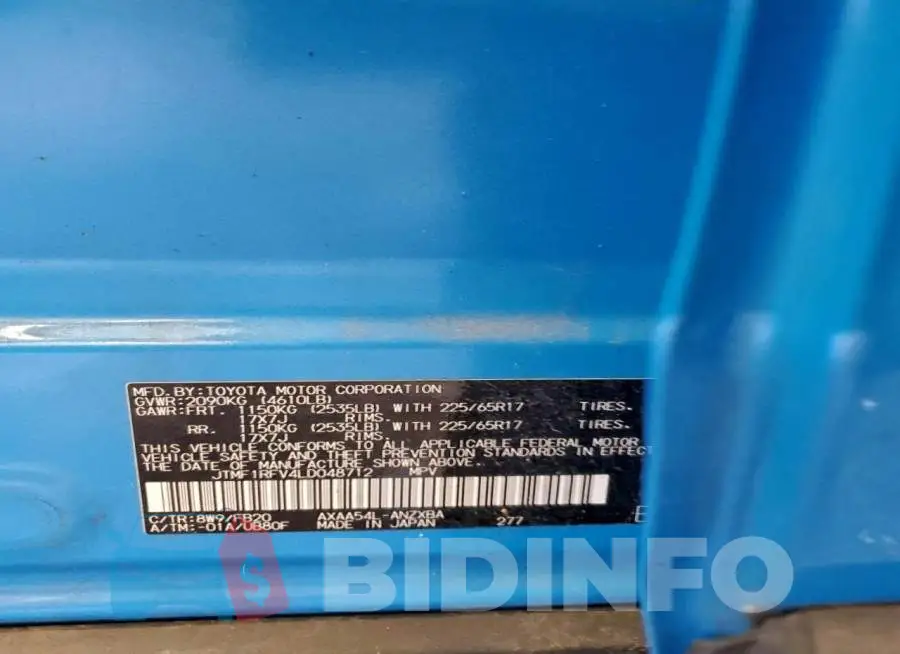 JTMF1RFV4LD048712 Photo# 14