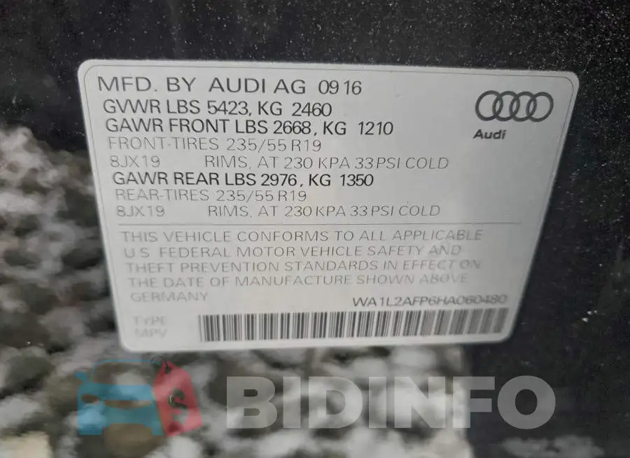 WA1L2AFP6HA060480 Photo# 13