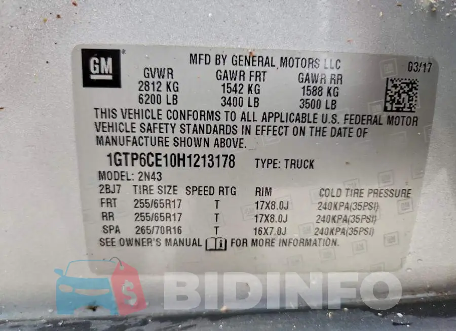 1GTP6CE10H1213178 Photo# 13