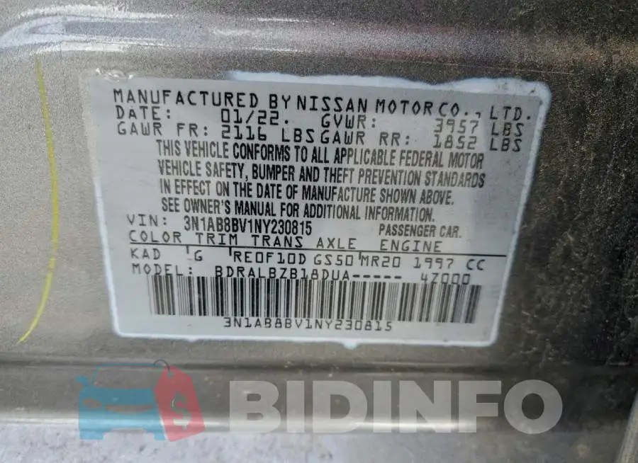 3N1AB8BV1NY230815 Photo# 12