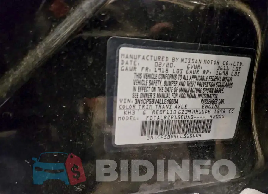 3N1CP5BV4LL510604 Photo# 12