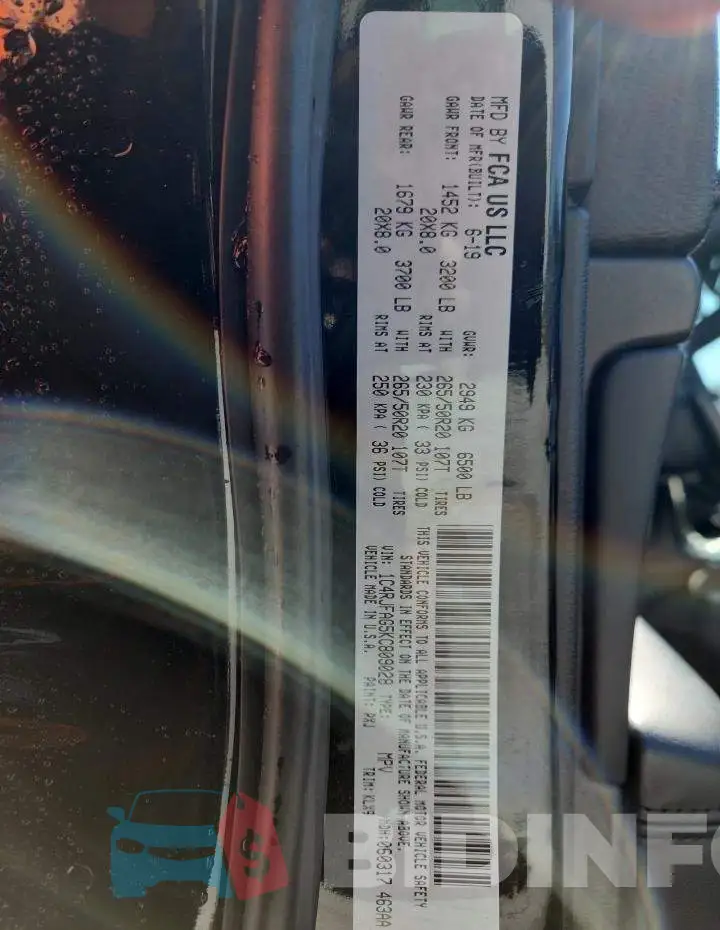 1C4RJFAG5KC809028 Photo# 12