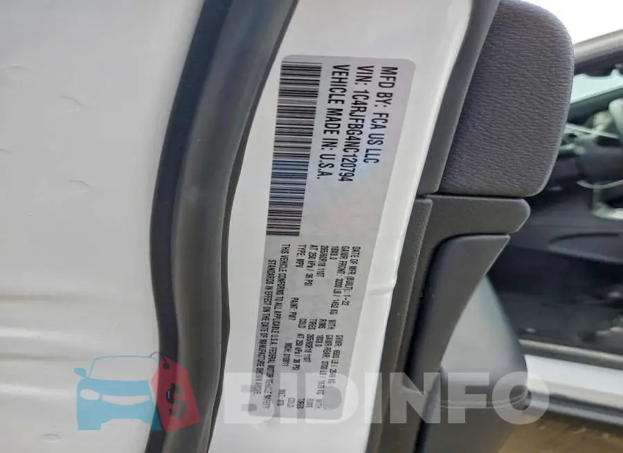 1C4RJFBG4NC120794 Photo# 13