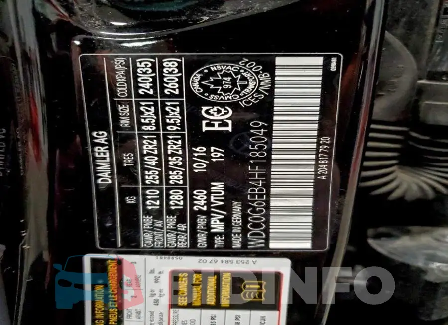 WDC0G6EB4HF185049 Photo# 14