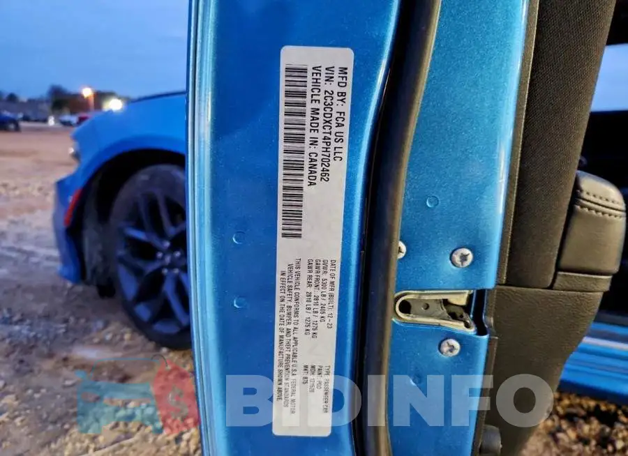 2C3CDXCT4PH702462 Photo# 12