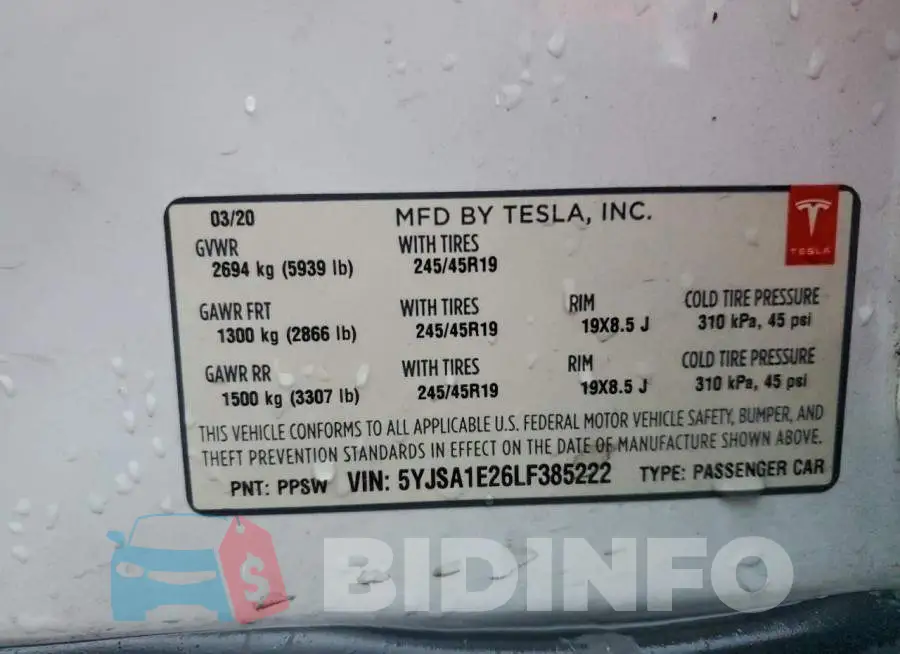 5YJSA1E26LF385222 Photo# 13