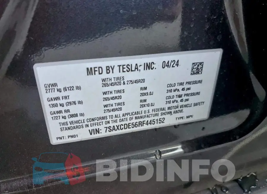 7SAXCDE56RF445152 Photo# 13