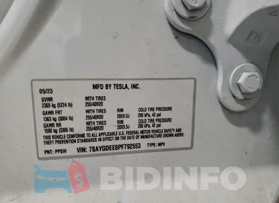 7SAYGDEE8PF792553 Photo# 13