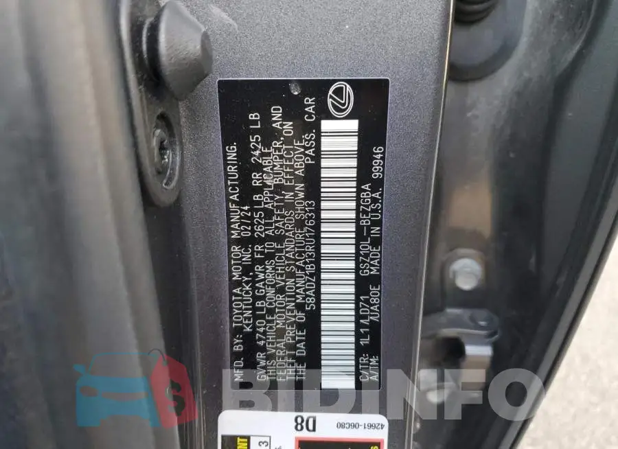 58ADZ1B13RU176313 Photo# 12