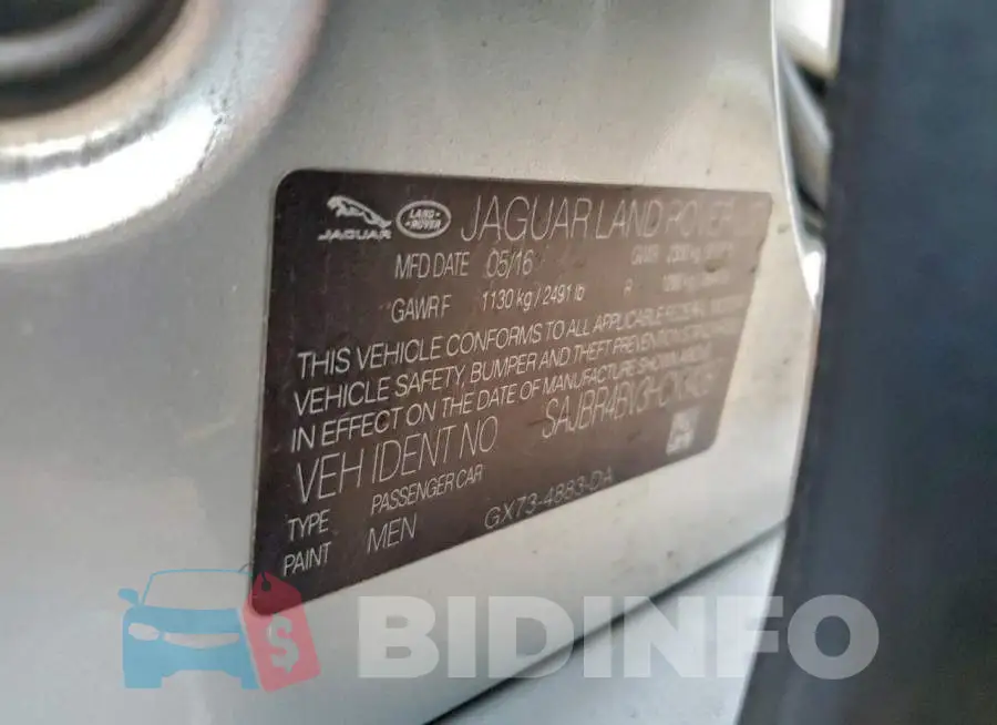 SAJBR4BV3HCY34287 Photo# 13