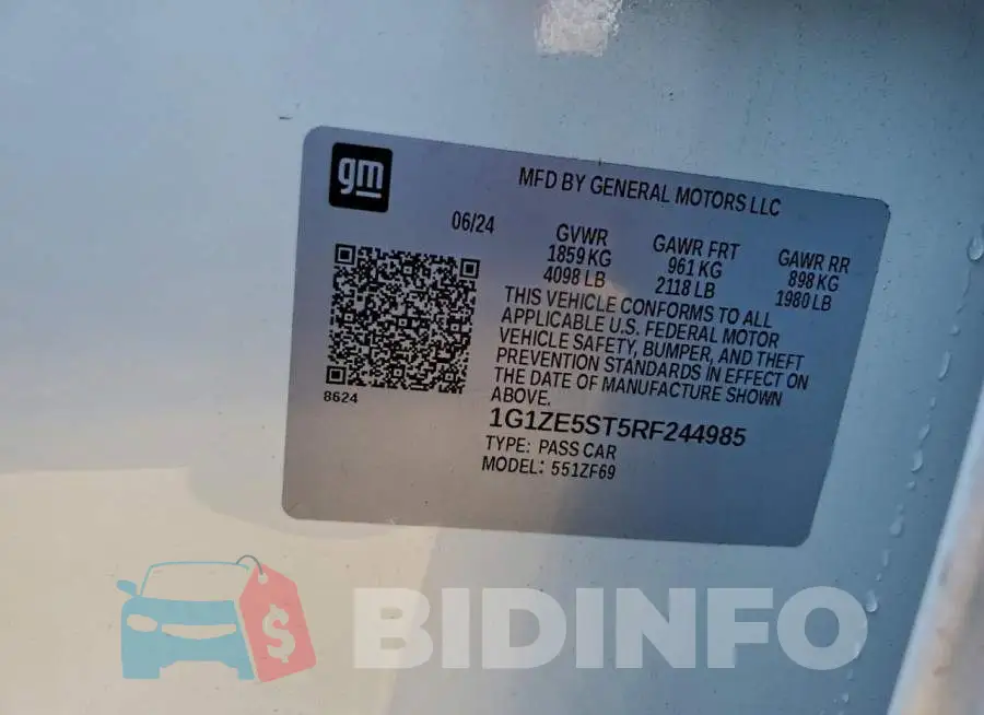 1G1ZE5ST5RF244985 Photo# 12