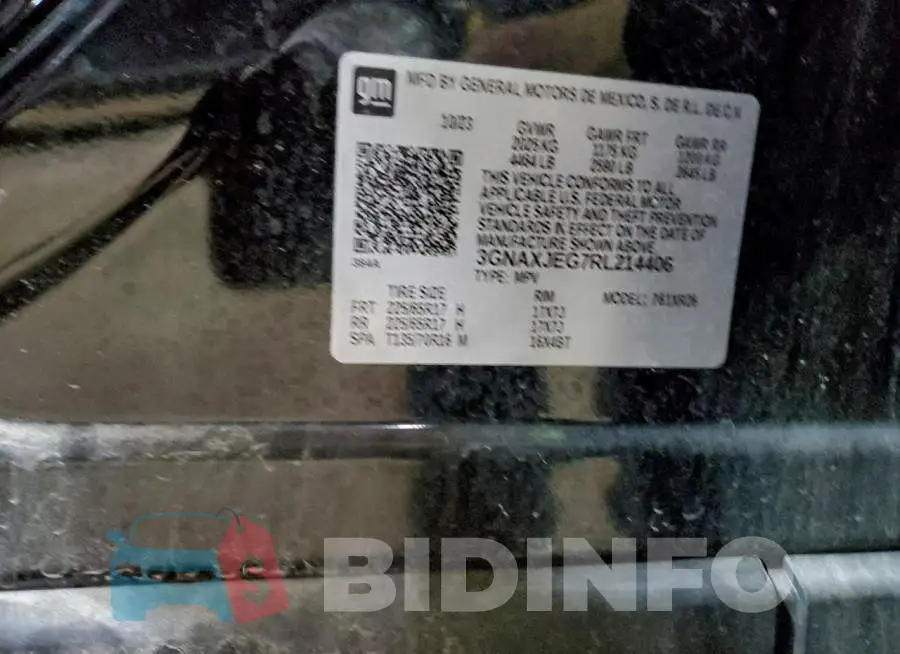 3GNAXJEG7RL214406 Photo# 13