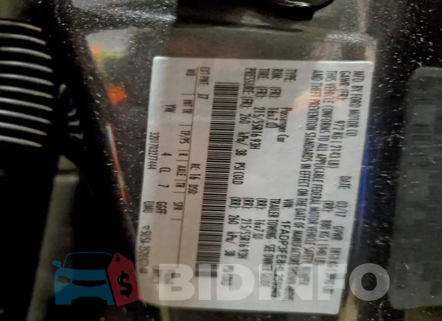 1FADP3FE8HL259949 Photo# 12