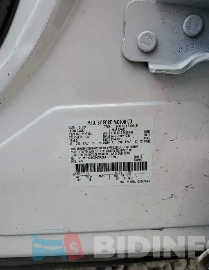 2FMPK4G9XRBA83979 Photo# 14