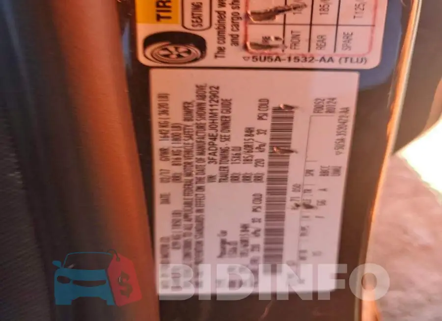 3FADP4EJ0HM112902 Photo# 12