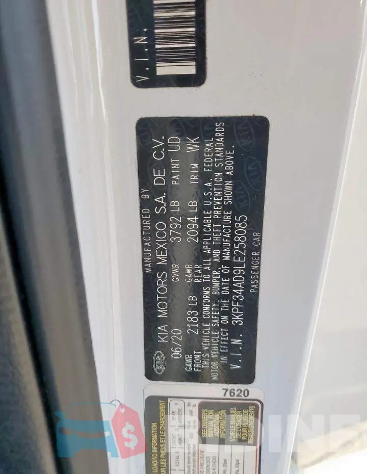 3KPF34AD9LE258085 Photo# 12