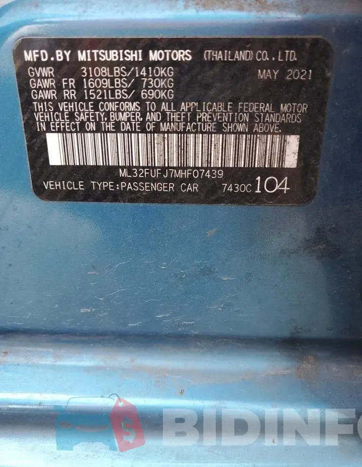 ML32FUFJ7MHF07439 Photo# 12