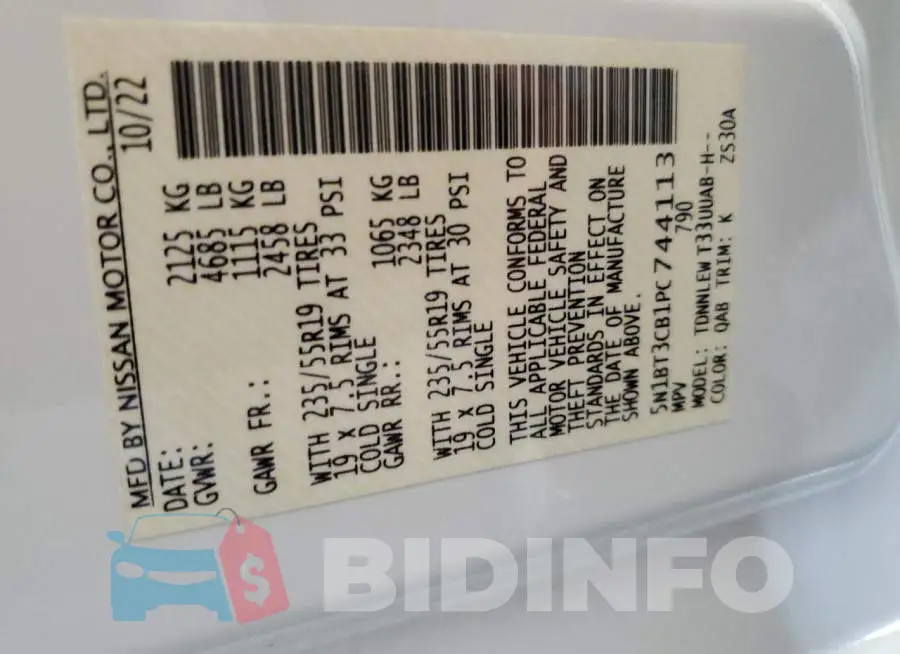 5N1BT3CB1PC744113 Photo# 13
