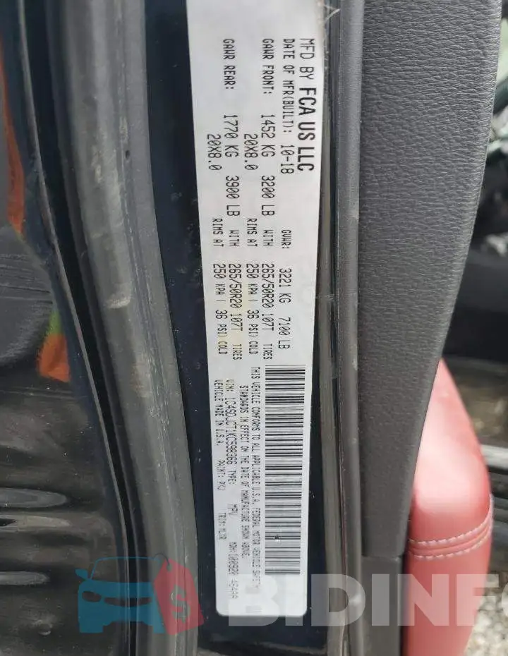 1C4SDJCT1KC598366 Photo# 13
