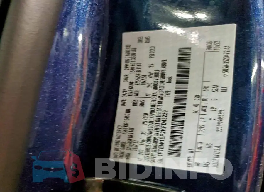 1FTEW1EP2KFD43229 Photo# 13