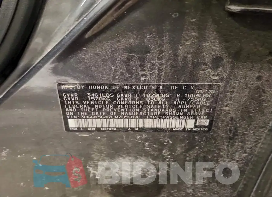 3HGGK5G47LM705914 Photo# 12