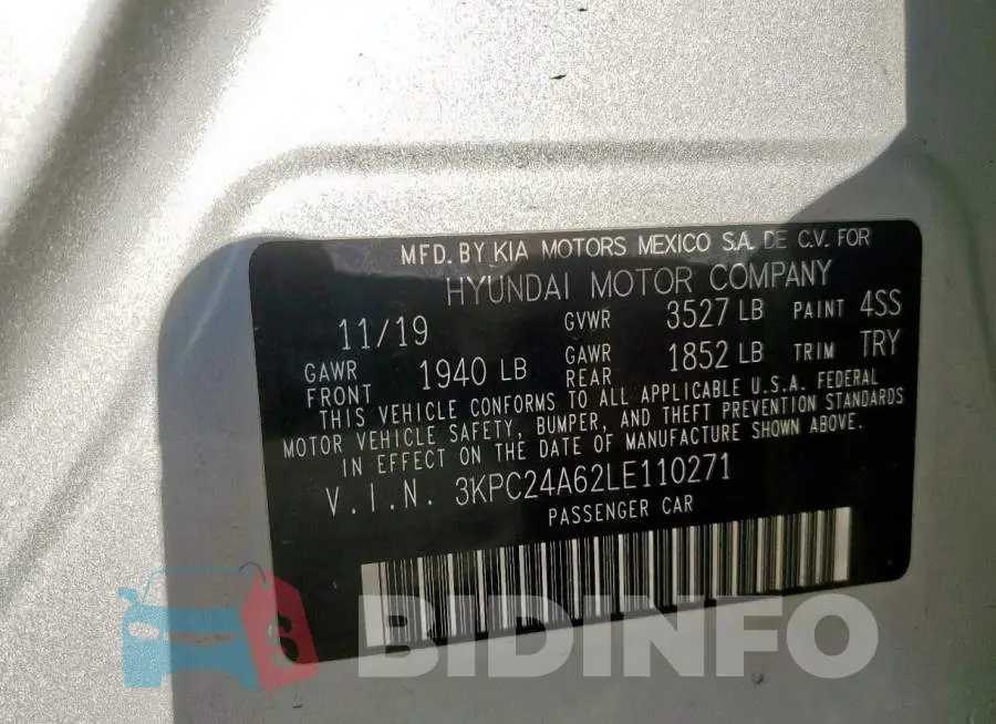 3KPC24A62LE110271 Photo# 13