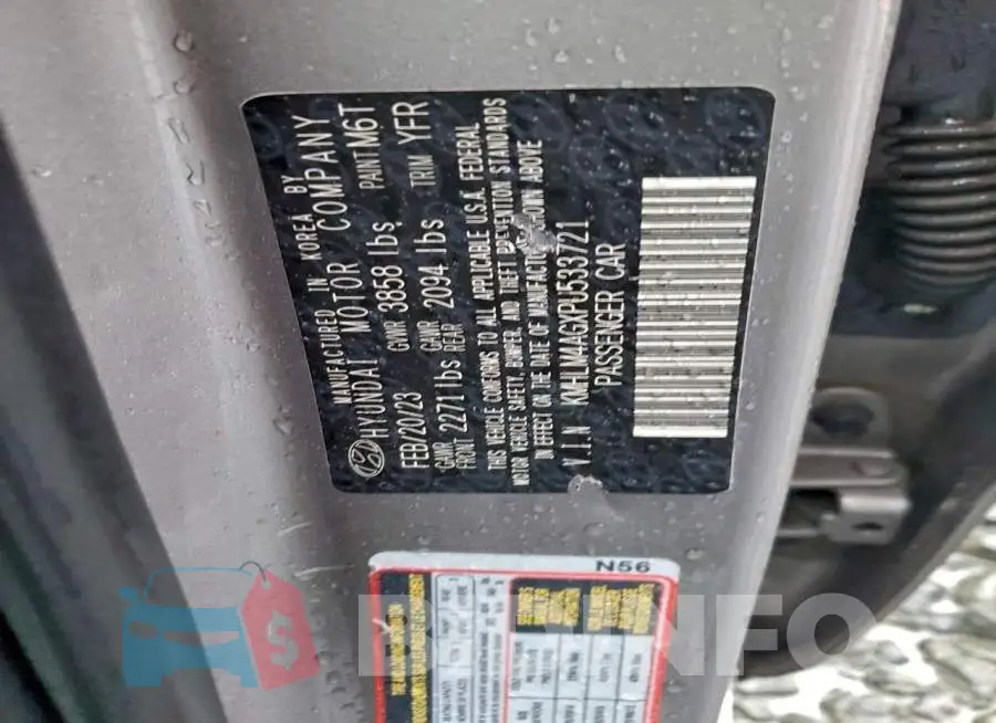 KMHLM4AGXPU533721 Photo# 13
