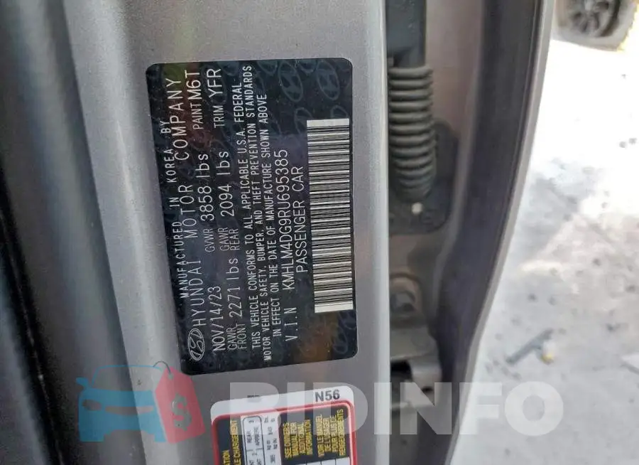 KMHLM4DG9RU695385 Photo# 13