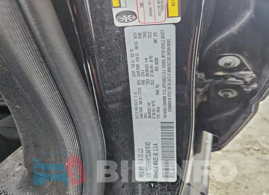 1C6SRFHT2LN419143 Photo# 13