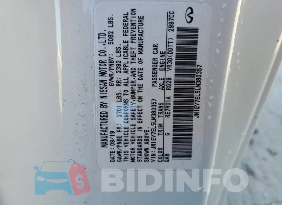 JN1EV7EL5LM380357 Photo# 12