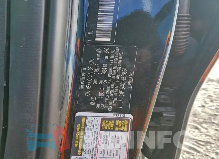 3KPF24AD1PE659834 Photo# 13