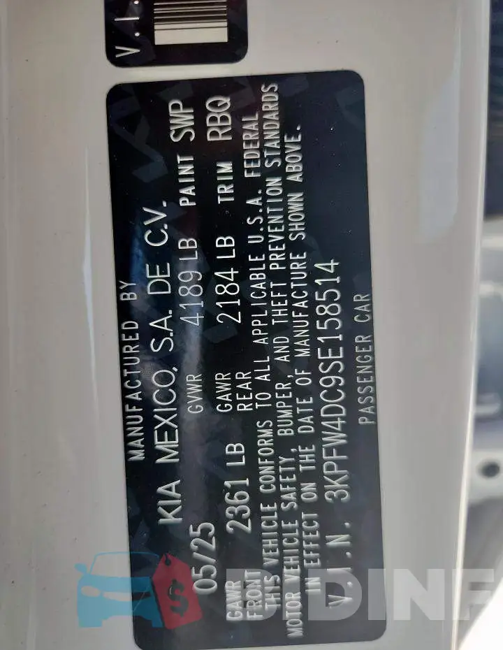 3KPFW4DC9SE158514 Photo# 12