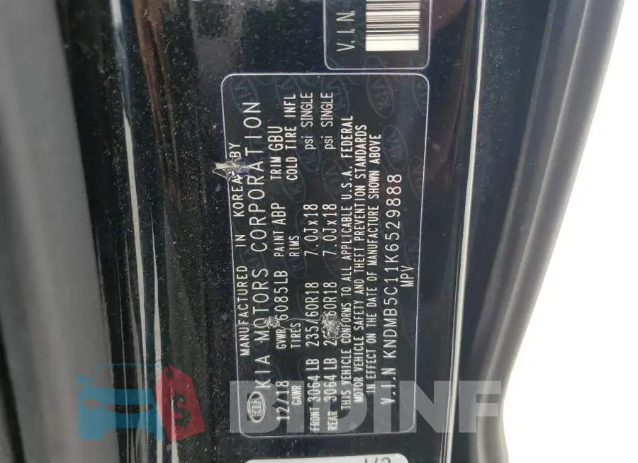 KNDMB5C11K6529888 Photo# 13