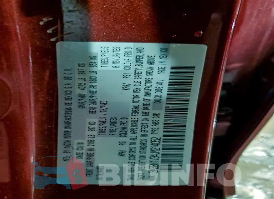 3MZBN1V34JM214052 Photo# 12