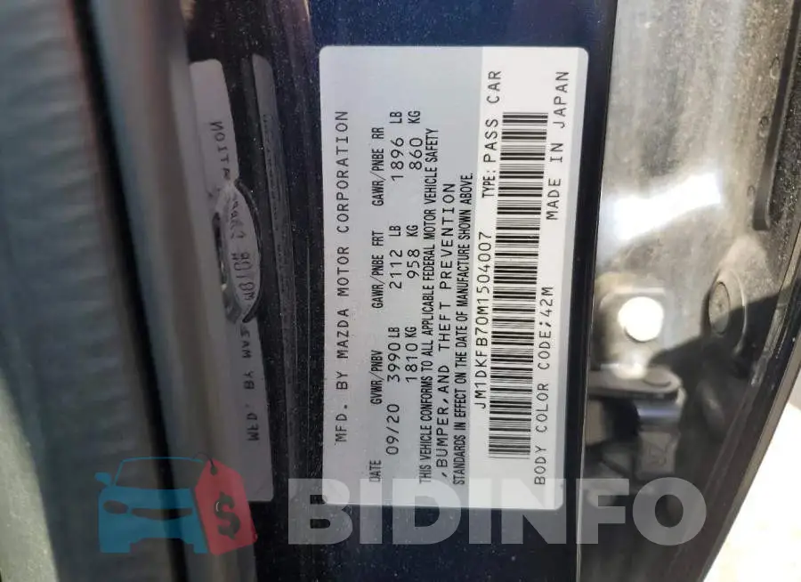 JM1DKFB70M1504007 Photo# 12