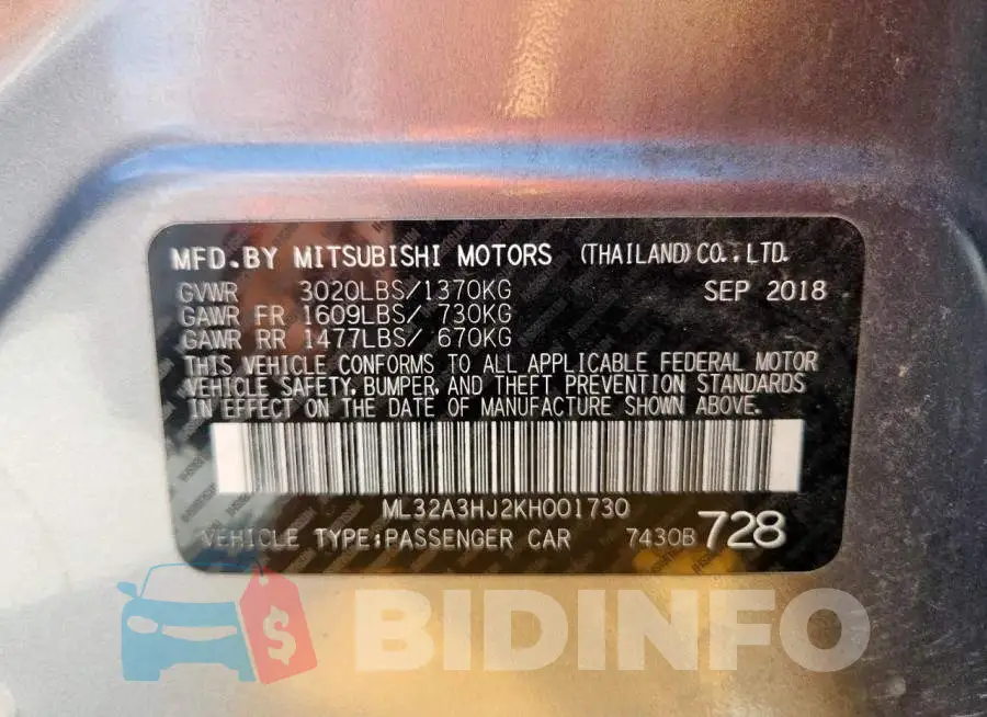 ML32A3HJ2KH001730 Photo# 13