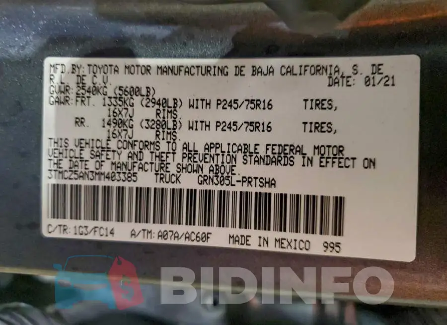 3TMCZ5AN3MM403385 Photo# 13