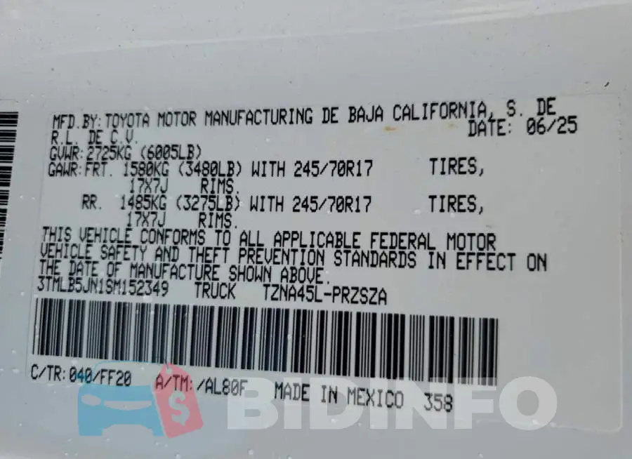 3TMLB5JN1SM152349 Photo# 12
