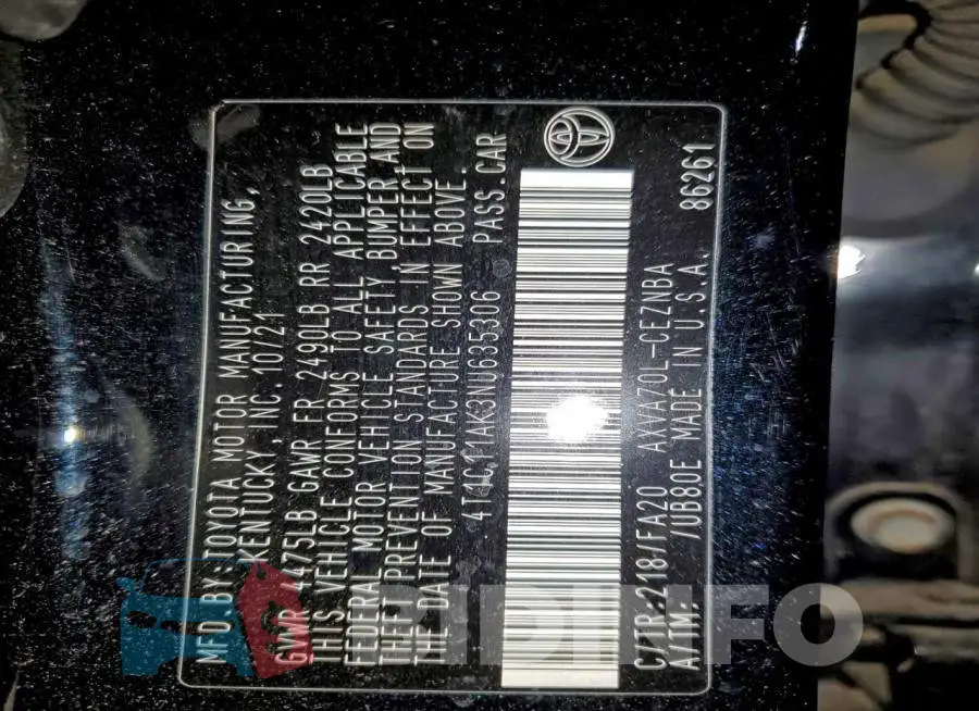 4T1C11AK3NU635306 Photo# 13