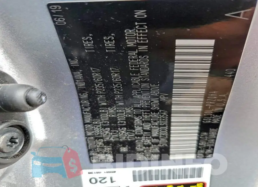 5TDYZ3DC0LS033547 Photo# 14