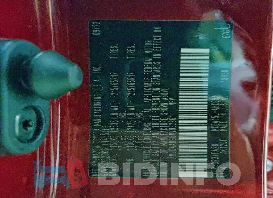 7MUCAABG6NV032861 Photo# 13
