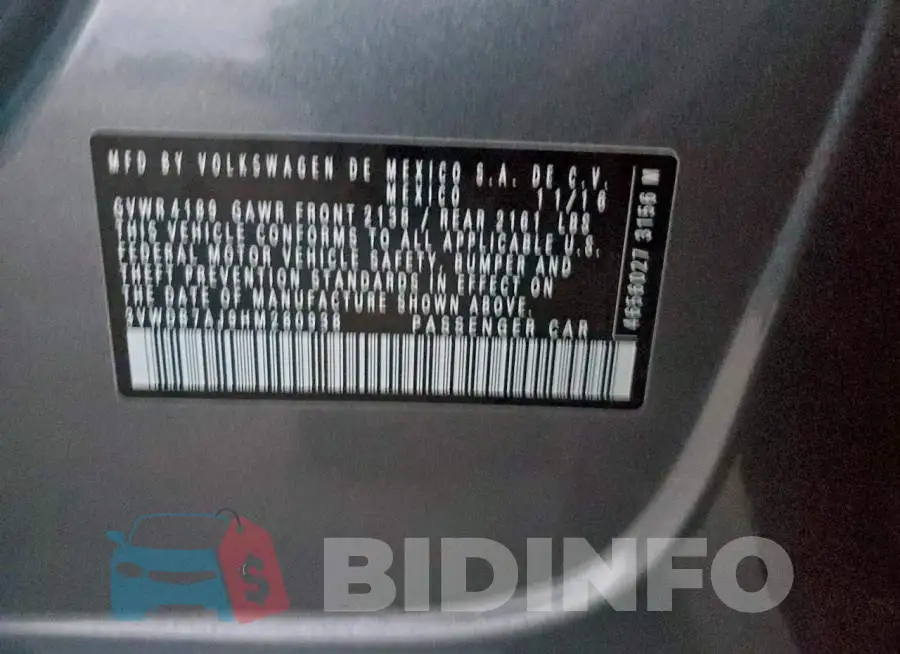3VWDB7AJ9HM280938 Photo# 12