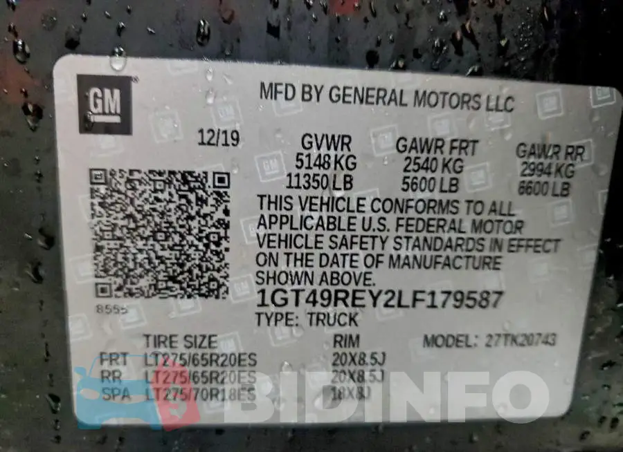 1GT49REY2LF179587 Photo# 13