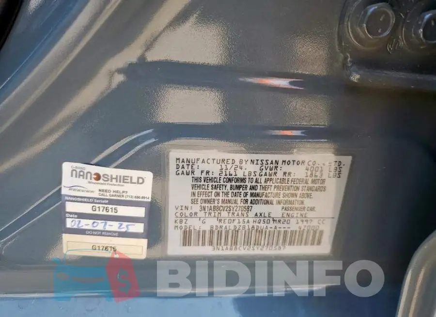 3N1AB8CV2SY270587 Photo# 12